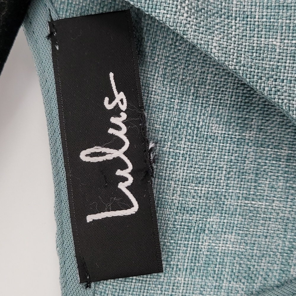 Lulu's Winsome Backless Skater Mini Dress Mint Blue with Pockets Fit & Flare - Picture 5 of 11